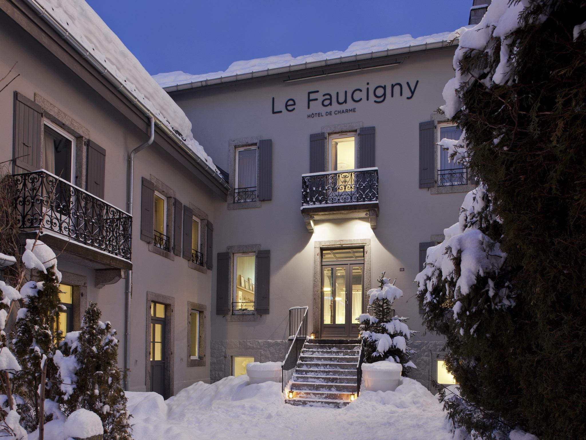 Le Faucigny - Hotel De Charme Chamonix Bagian luar foto