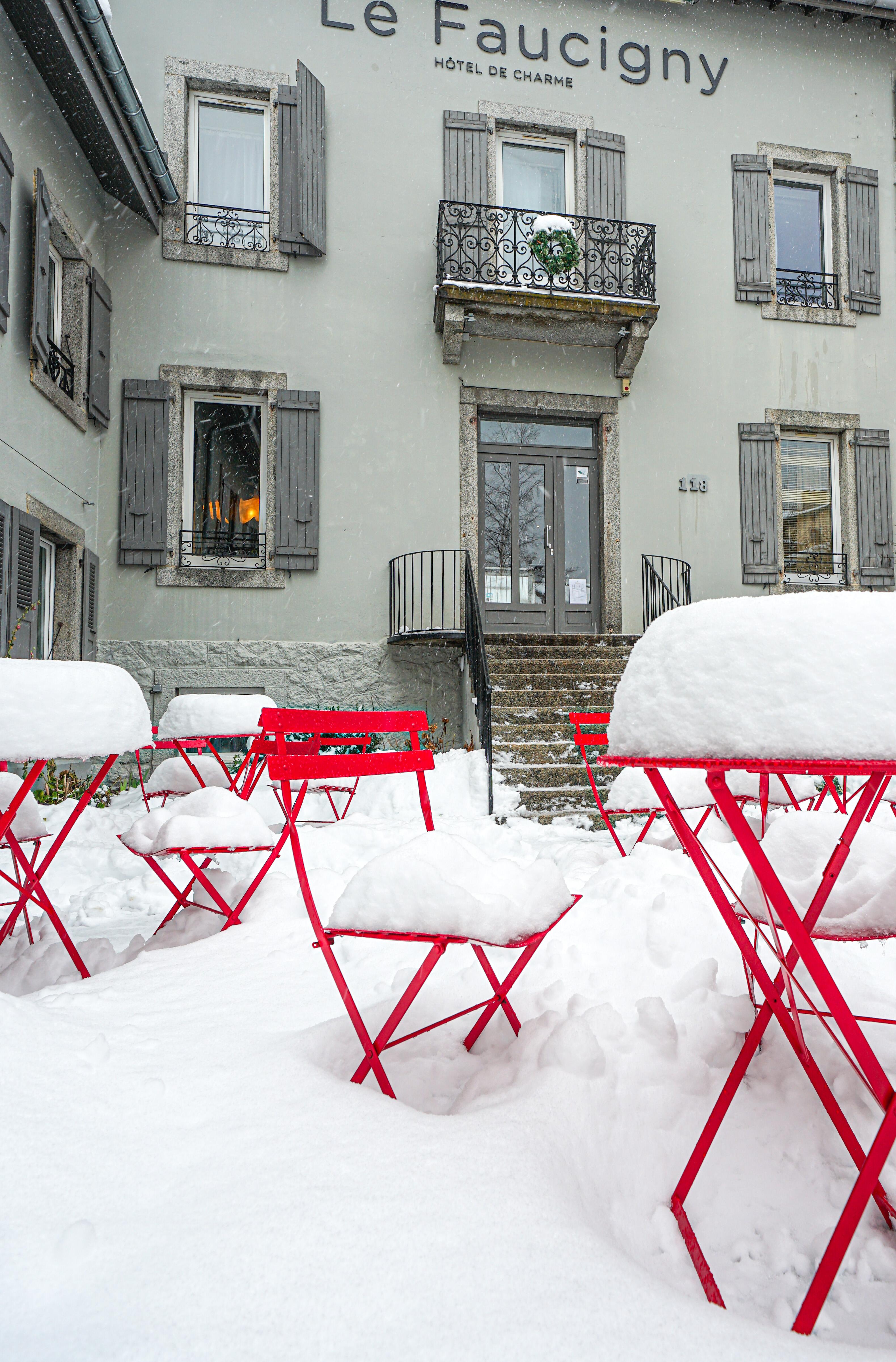 Le Faucigny - Hotel De Charme Chamonix Bagian luar foto